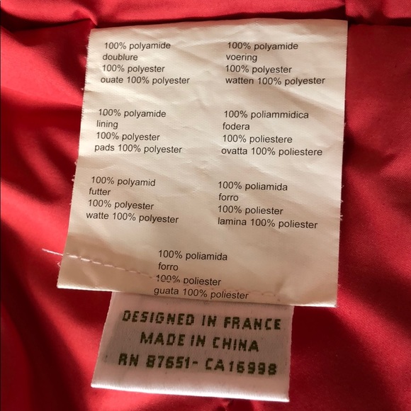 Lacoste puffer jacket/ size 36 - Picture 14 of 14